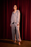 MUSE SET 001 (HOODED SHIRT & WIDE PANTS)
